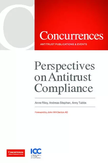 Perspectives on Antitrust Compliance -  - CONCURRENCES