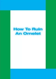 Michael Williams: How To Ruin Omelet /anglais