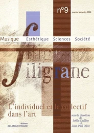 REVUE FILIGRANE N09 - L'INDIVIDUEL ET LE COLLECTIF DANS L'ART