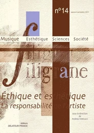 REVUE FILIGRANE N014 - ETHIQUE ET ESTHETIQUE, LA RESPONSABILITE DE L'ARTISTE