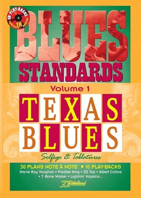 BLUES STANDARDS VOL 1 LIVRE + CD - JJ RÉBILLARD - REBILLARD JJ