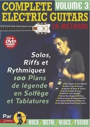 COMPLETE ELECTRIC GUITARS VOL 3 LIVRE + CD + DVD