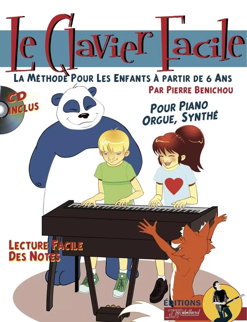 LE CLAVIER FACILE LIVRE + CD - PIERRE BENICHOU - REBILLARD JJ