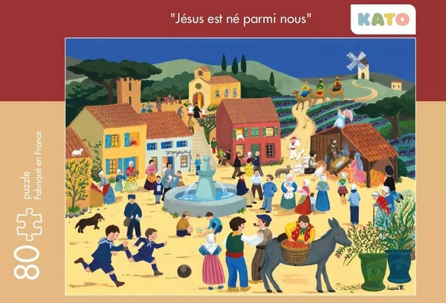 Puzzle KATO "Jésus est né parmi nous" -  - KATO