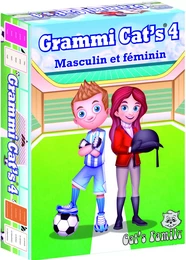 Jeu de cartes Grammi Cat's 4 - Masculin et féminin