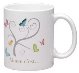 Mug Papillons printemps arbre