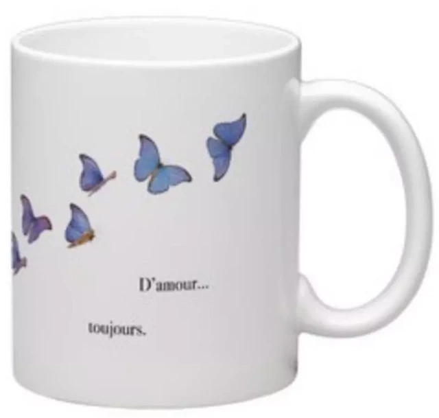 Mug papillons été envolée bleu  - Emece Editeur - EMECE