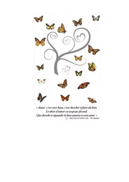 Carnet A6 Papillons Automne Arbre