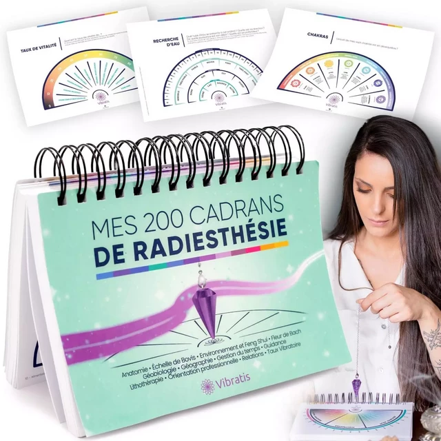 200 Planches De Radiesthésie - Livre De Cadrans Pour Pendule Divinatoire En Français - Format A5 -  - VIBRATIS