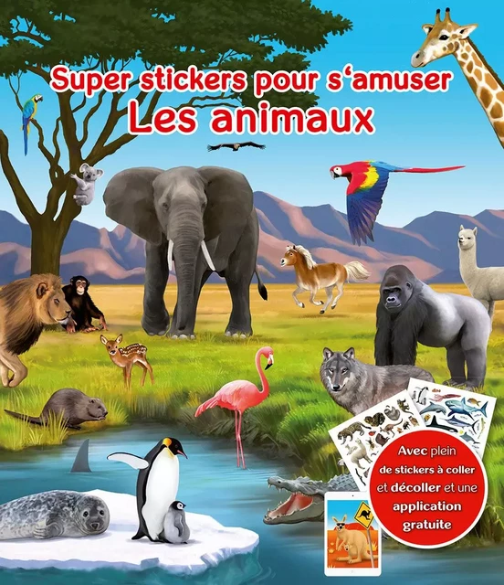 LES ANIMAUX -  - BOOK N APP