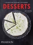 École de cuisine italienne - desserts -  Phaidon - PHAIDON FRANCE