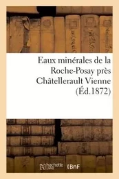 Eaux minérales de la Roche-Posay près Châtellerault Vienne