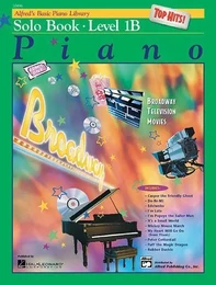 ALFRED'S BASIC PIANO LIBRARY TOP HITS SOLO LEVEL 1B PIANO BOOK