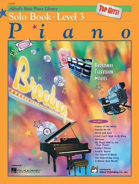 ALFRED'S BASIC PIANO LIBRARY TOP HITS SOLO BOOK - LEVEL 3 -  DIVERS AUTEURS - ALFRED