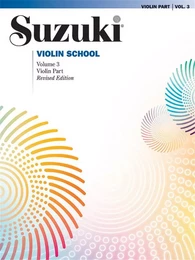 SUZUKI VIOLIN SCHOOL VOLUME 3 - VIOLIN PART (REVISED EDITION)