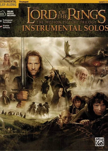 HOWARD SHORE : LORD OF THE RINGS INSTRUMENTAL SOLOS - TROMPETTE - RECUEIL + ENREGISTREMENTS EN LIGNE -  HOWARD SHORE - ALFRED