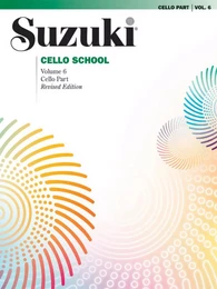 SUZUKI CELLO SCHOOL, VOL 6 - REVISED EDITION - VIOLONCELLE