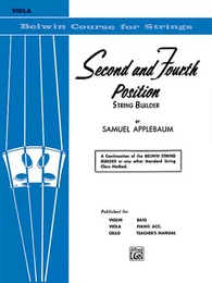 SAMUEL APPLEBAUM : 2ND AND 4TH POSITION STRING BUILDER - ALTO