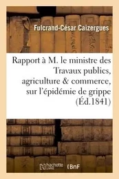 Rapport à M. le ministre des Travaux publics, agriculture & commerce, sur l'épidémie de grippe