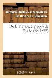 De la France, à propos de l'Italie