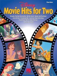 DISNEY MOVIE HITS FOR TWO - 2 PIANOS - 9 MORCEAUX