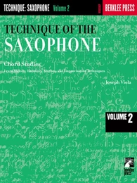 JOSEPH VIOLA : TECHNIQUE OF THE SAXOPHONE - VOLUME 2