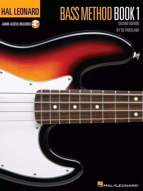 HAL LEONARD BASS METHOD BOOK 1 + ENREGISTREMENT(S) EN LIGNE (2ND EDITION) -  DIVERS AUTEURS - HAL LEONARD