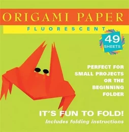 Origami Paper Fluorescent 6 3/4" 49 Sheets /anglais