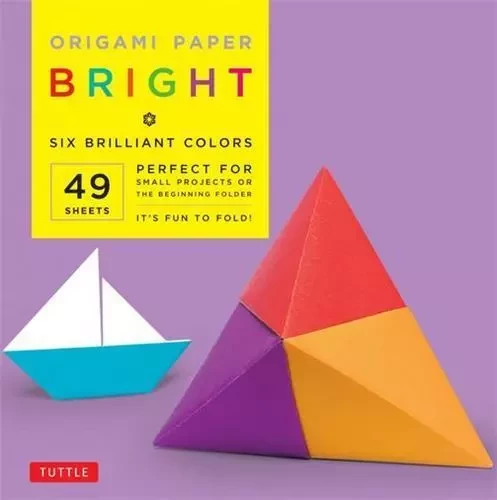 Origami Paper Bright 6" 49 Sheets /anglais -  - TUTTLE