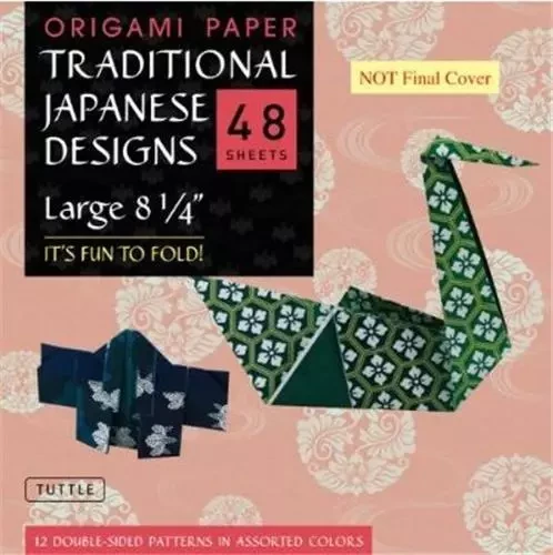 Origami Paper Traditional Japanese Designs (Large 8 1/4") /anglais -  - TUTTLE