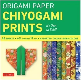 Origami Paper - Chiyogami  Prints - 6 3/4" - 48 Sheets /anglais