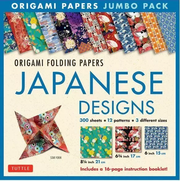 Origami Folding Papers Jumbo Pack: Japanese Designs /anglais -  - TUTTLE