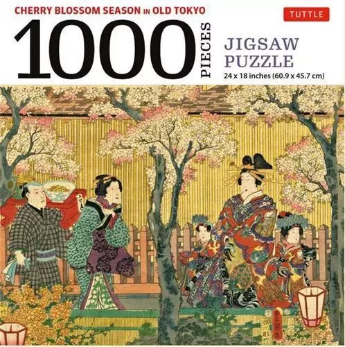 Cherry Blossom Season in Old Tokyo Jigsaw Puzzle 1000 pieces /anglais -  - TUTTLE