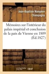 Note sur un article des Mémoires sur l'intérieur du palais impérial