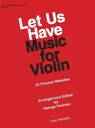 LET US HAVE MUSIC FOR VIOLIN 1 VIOLON