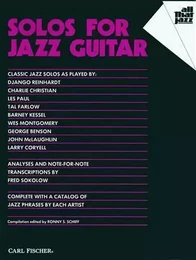 SOLOS FOR JAZZ GUITARE