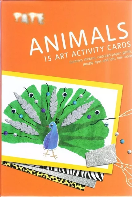 Animals 15 Art Activity Cards /anglais -  - TATE