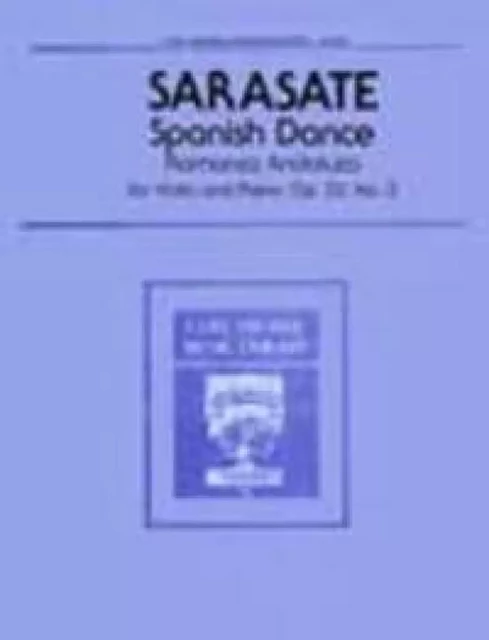 PABLO DE SARASATE : SPANISH DANCE - VIOLON ET PIANO -  PABLO DE SARASATE - CARL FISCHER