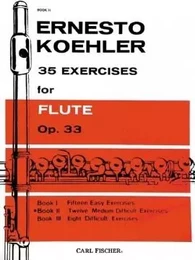 ERNESTO KOHLER : 35 EXERCISES FOR FLUTE OP. 33 VOLUME 2 - FLUTE TRAVERSIERE