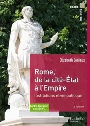 Rome de la cité-État à l'Empire institutions et vie politique