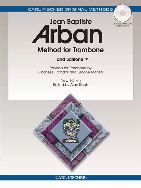 ARBAN : METHOD FOR TROMBONE -  NEW EDITION (COMPLETE) + ENREGISTREMENT(S) EN LIGNE -  JEAN-BAPTISTE ARBAN - CARL FISCHER