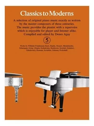 DENES AGAY : CLASSICS TO MODERNS 5 - PIANO