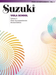 SUZUKI VIOLA SCHOOL PIANO ACCOMPA., VOLUME 3 (REVISED)