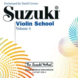 CD SEUL : SUZUKI VIOLIN SCHOOL 4 - PERFORMED BY DAVID CERONE