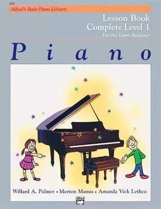 ALFRED'S BASIC PIANO LIBRARY LESSON BOOK COMPLETE LEVEL 1 PIANO -  PALMER, WILLARD A. - ALFRED