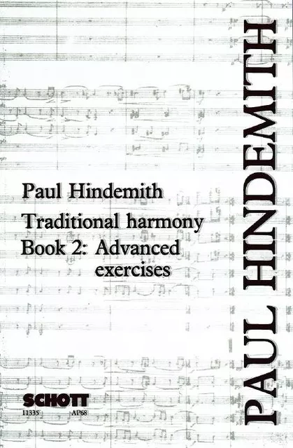 Traditional harmony - Paul Hindemith - Schott Music Ltd.,  London