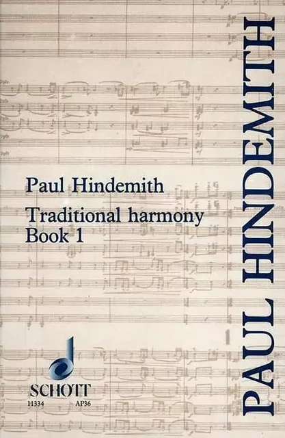 Traditional harmony - Paul Hindemith - Schott Music Ltd.,  London