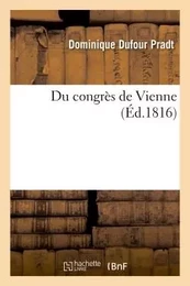 Du congrès de Vienne