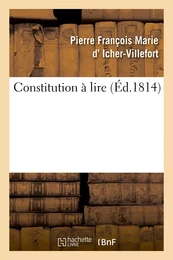 Constitution à lire