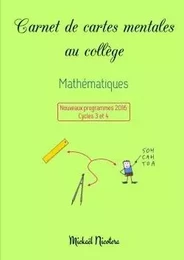 Carnet de cartes mentales au collège - Mathématiques